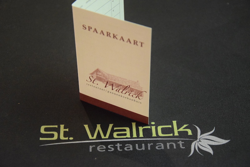 Spaarkaart sint Walrick restaurant